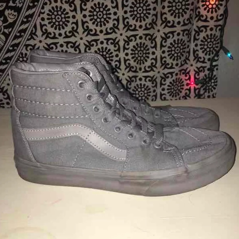 All Grey sk8 hightops